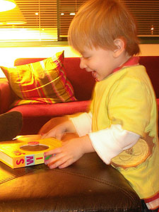 He loves his new scanmotion book from R, D, C & P