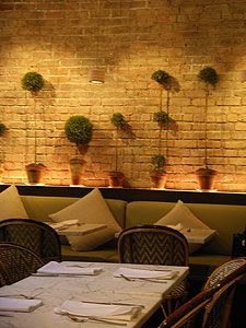 The stylish and serene interior of Ze Cafe, with cuisine to match!