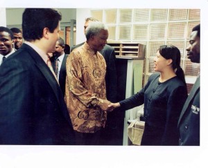 The first time I met Nelson Mandela